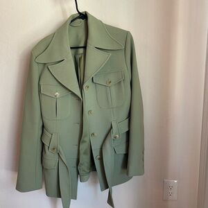 & Other Stories Light Green Utility Jacket